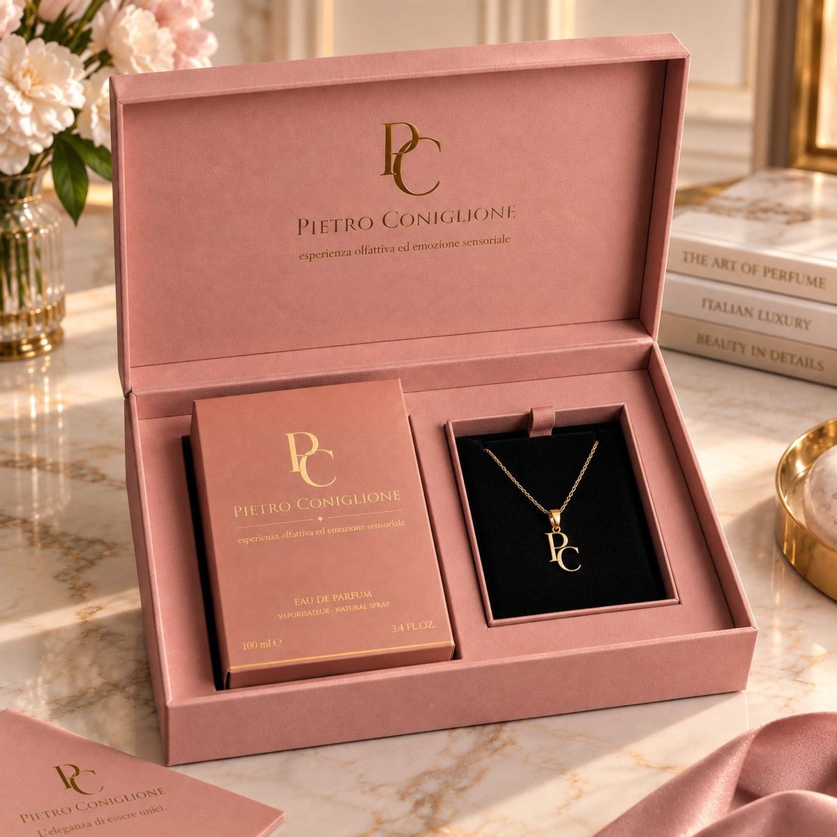 Metropolitan Woman Luxury Gift Box – Profumo & Ciondolo PC